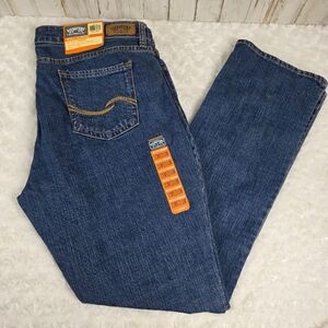 Levi's Blue Mid Rise Straight Leg Denim Jeans Size 20